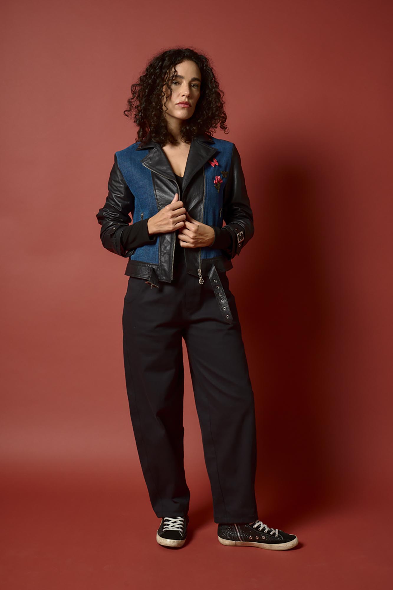 CAMPERA CACTUS NEGRO
